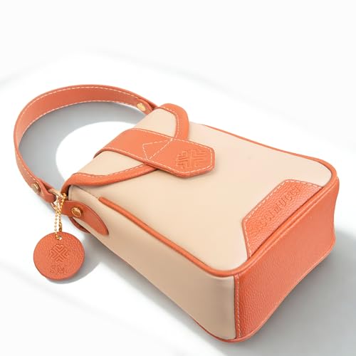 Image of SACCI MUCCI Women's Small Handbag /Cross-Body Phone Bag - Stylish PU Leather Mobile Purse with Adjustable Strap
