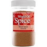 World of Spice Ground Mixed Spice - 370g Spice Jar for Cooking - Premium Mixed Spices for Baking Cakes - Gourmet Spices and Seasonings – Home & Catering Spices for Curry, Tagines, Soup, Stews
