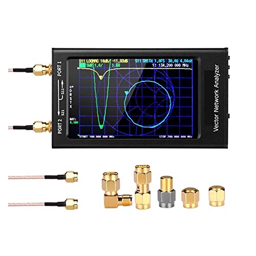 10khz-1.5Ghz NanoVNA-F VNA HF VHF UHF xNg lbg[N Aei AiCU[ 4.3 C` IPS LCD ^ P[X V3.1 o[W X^CX