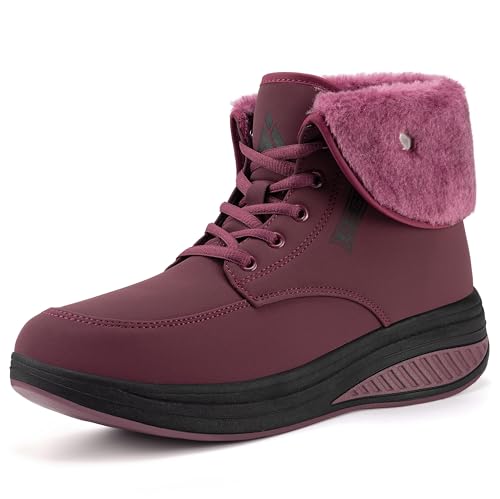 Mishansha Impermeable Botas de Nieve Mujer Botines Invierno