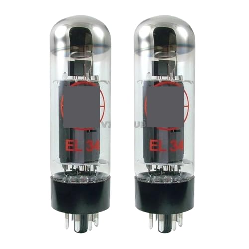 Tubes à Vide EL34 6CA7 pour Ampli | Lampes Testées à Dissipation Stable