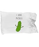 SpreadPassion I Love Pickles Pillowcase - Pickles Gifts