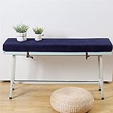 PLLXY Interior Al Aire Libre Mimbre Cojín para Banco,Espesar Ultra Soft Cojín para Banco D 30x50x5cm(12x20x2in)