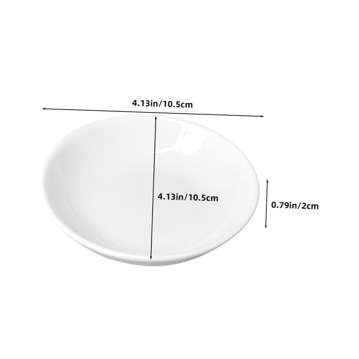 Holibanna Paint Tray Palette Set 12pcs Watercolor Mixing Trays Stacking Enamel Paint Saucers Art Supplies