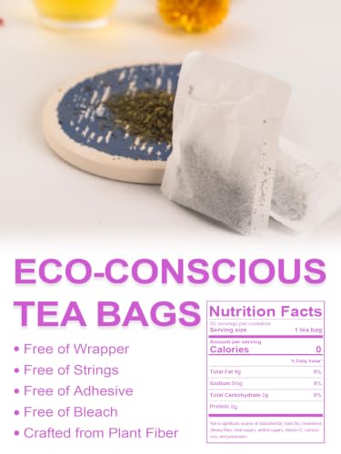Image of TeeLux Fruit Scented Jasmine Green Tea, Pleasant Floral & Fruit Aroma, 50ct