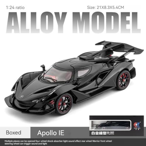 Image of 1:24 Apollo IE Intensa Emozione Die-Cast Model Car - Premium Alloy Hypercar with Pull-Back Action, Openable Doors & Detailed Interior [ Colour As Per Stock ]