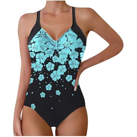 Tankini femme H-59 bleu roi clair Cover