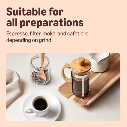 by Amazon Colombian Coffee Beans, Medium Roast,1Kg (2 Packs x 500g) - Rainforest Alliance Certified