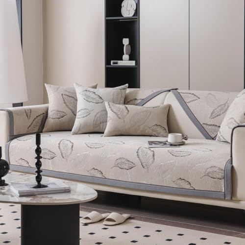 Housse de canapé en velours de luxe antidérapante pour 1 à 4 places