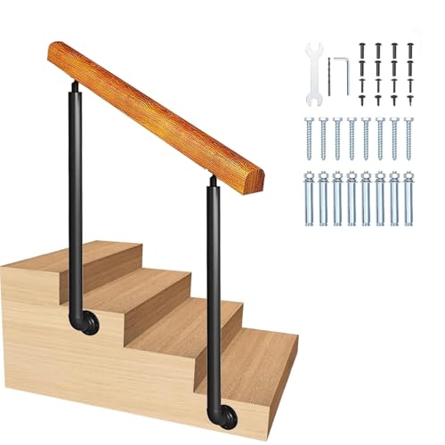 Rampe d'escalier extérieure pour sécuriser les petites marches