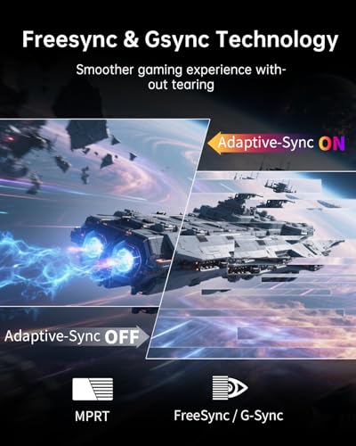 undefined KTC 27 Inch Dual Mode Mini LED Monitor - 4K UHD at 160Hz & 1080P FHD 320Hz Gaming Monitor, 65W Type-C Port, HDR1400 Fast IPS Panel, Adaptive-Sync, HDMI 2.1 & DP 1.4, Height Adjustment, VESA Wall Mount の商品画像 5