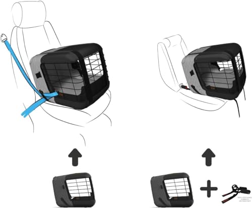 4pets 4-Girlz Transportboxen und Reiseprodukte Caree ISOFIX Connector 2 Stück