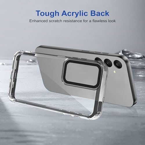 Zapcase Back Case Cover for Samsung Galaxy M35 5G | Compatible for Samsung Galaxy M35 5G Back Case Cover | Case Cover with Camera Protection | (TPU + PC | Translucent Black) - Image 7