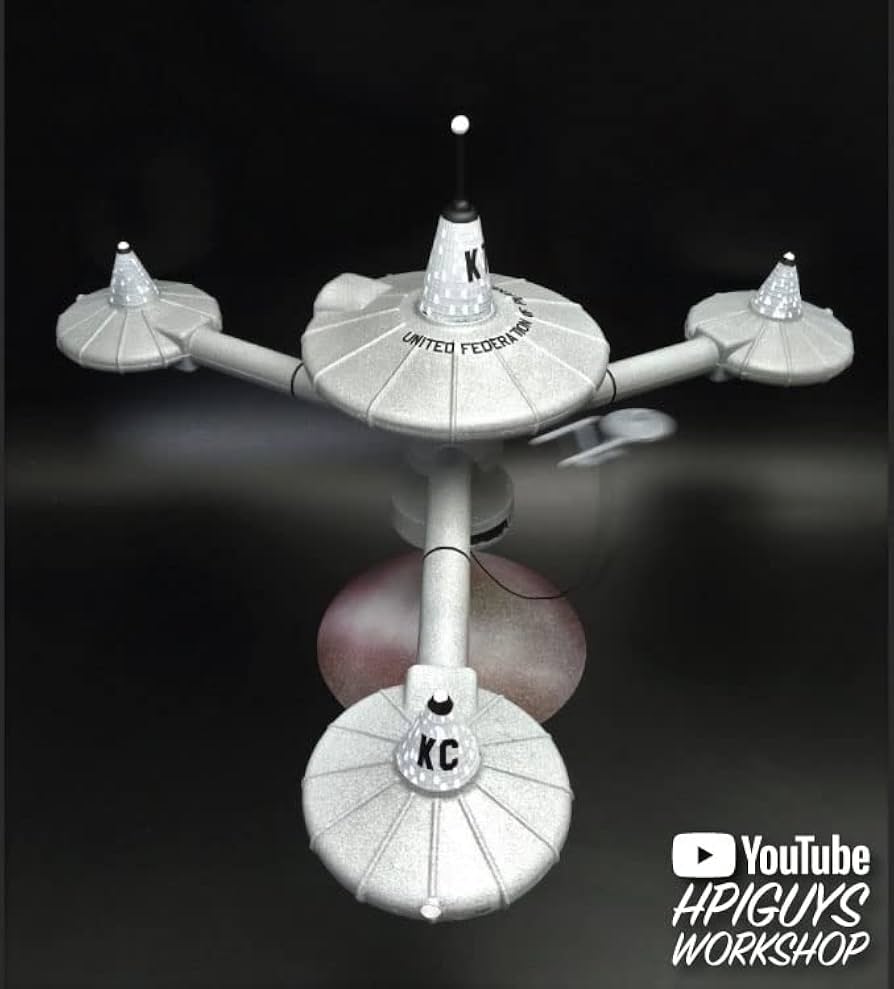 Amazon | AMT スタートレック K-7 宇宙ステーション 全幅約400mm