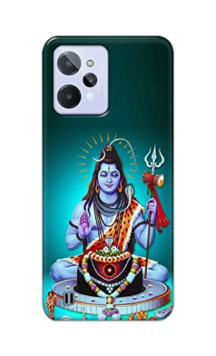 Image of PRINTFIDAA Printed Hard Back Cover Case for Realme C31 Back Cover (Lord Shiva) -1803
