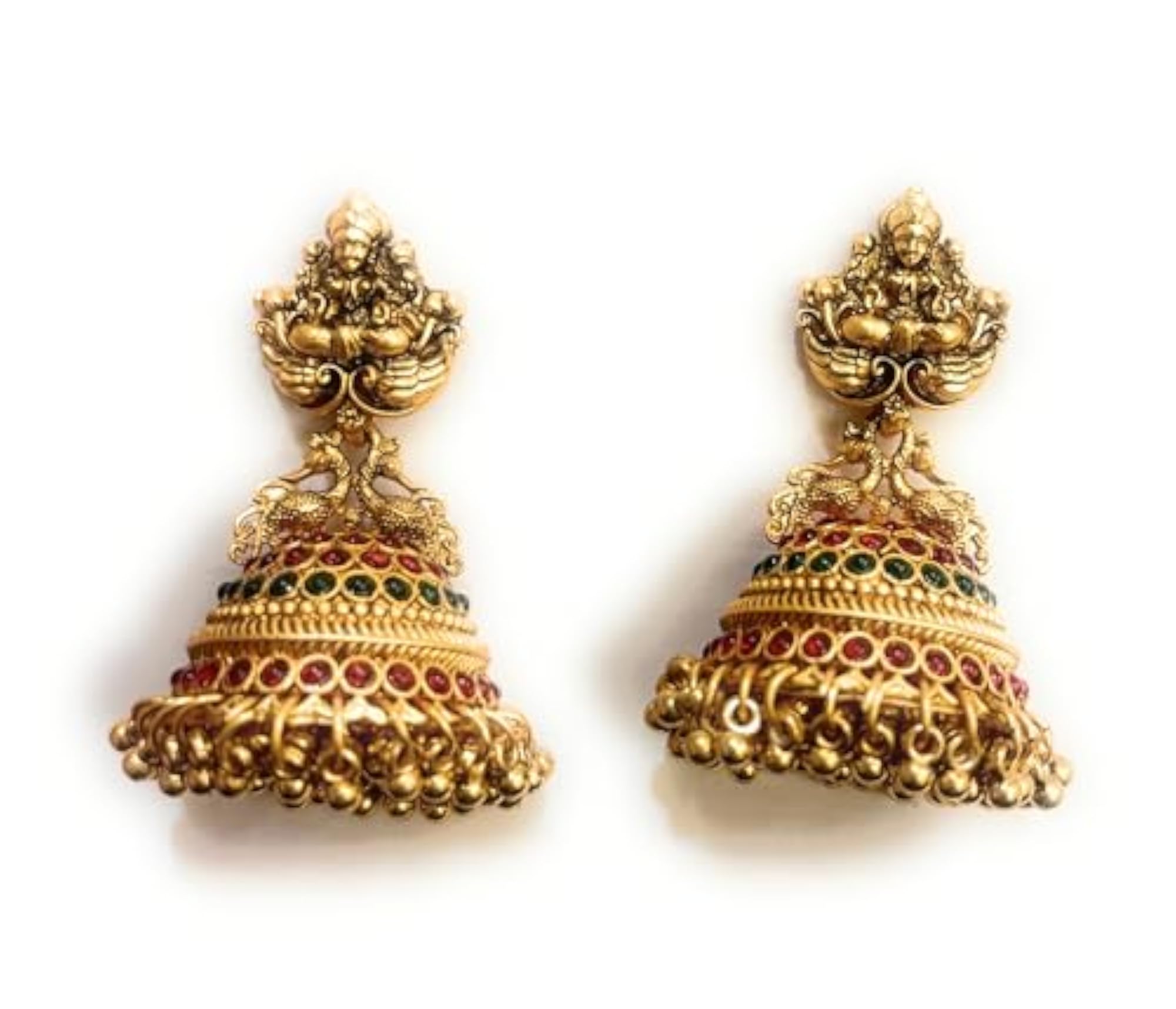 Women's Peacock Pearl Based Beautiful Pearl Stud Earrings