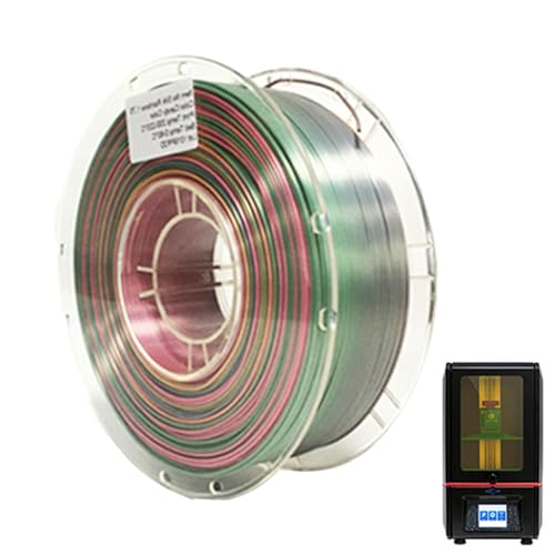 Filamento PLA de alta velocidad | Filamento de bobina de impresión en 1,75 mm | Consumibles de impresora, precisión dimensional del filamento de cambio de color rápido +/- 0,02 mm,