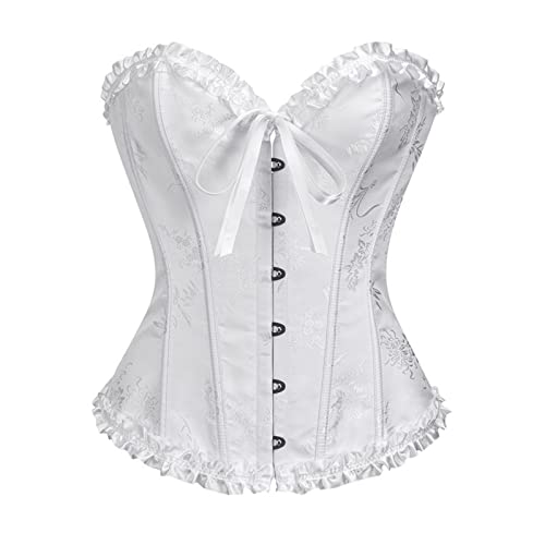 Corset Blanco Faja,Corset Encaje Mujer,Black Friday,Corsé Blanco Mujer,Amazon Mis Pedidos,Chollos Ultima Hora Ofertas Flash,Faja Reductora,Oferta Flash,Corset Blanco Lentejuelas,