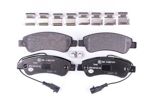 Plaquettes de frein HELLA kit de plaquettes pour frein à disque auto T2443 8Db 355 021-901