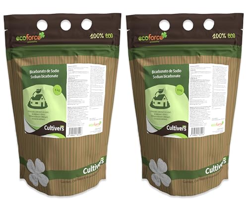 CULTIVERS Bicarbonato de Sodio 2x6 kg (12kg), 100% Natural, Múltiples usos Insumos y Limpieza del Hogar