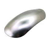 Unpainted Chrome Universal Short Motorcycle Front Fender Mudguard Scooter ATV Aluminum Parts For Honda Yamaha Kawasaki Suzuki Cafe Racer Cruiser Touring