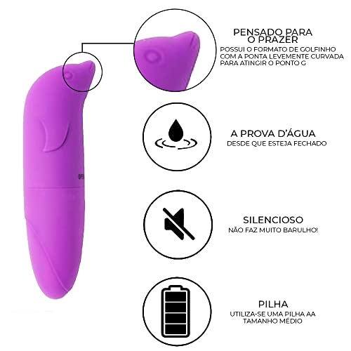 Kit Vibrador Feminino + Capa de Lingua + Dedeira Vibratória