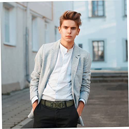 POPETPOP Belt Men Nylon Belt Outdoor Training Camping and Daily Wear Comfortable and Breathable4