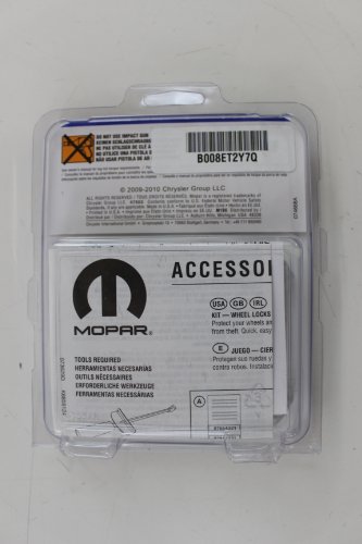 Genuine Jeep Accessories 82211405 One-Piece Wheel Lock Kit, Silver #TOP1