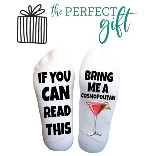 Bring Me a Cosmopolitan Socks – Funny Cocktail for Men & Women 5