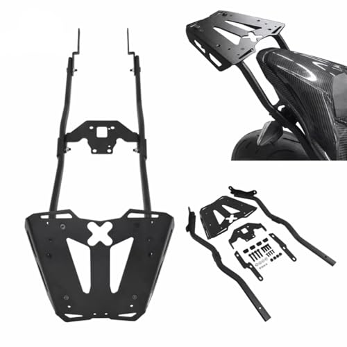 Porte-bagages arrière pour Z900 Cafe structure renforcée finition noire