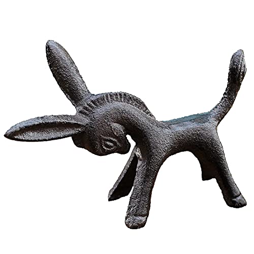 Âne en fonte Koliyn : objet déco rétro et artisanat vintage