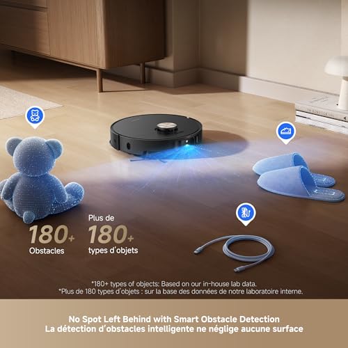 Image of DREAME L50 Ultra Robot Vacuum and Mop Black with Auto-Empty and Mop Self-Cleaning, Precise Obstacle Avoidance, 19,500Pa Suction, HyperStream Detangling DuoBrush