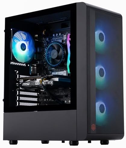 ABS Stratos Aqua Gaming PC – Window 11 Home - Intel i5 14400F – GeForce RTX 4060 – DLSS 3.5 - AI-Powered Performance - 32GB DDR5 6000MHz - 1TB M.2 NVMe SSD – SA14400F4060