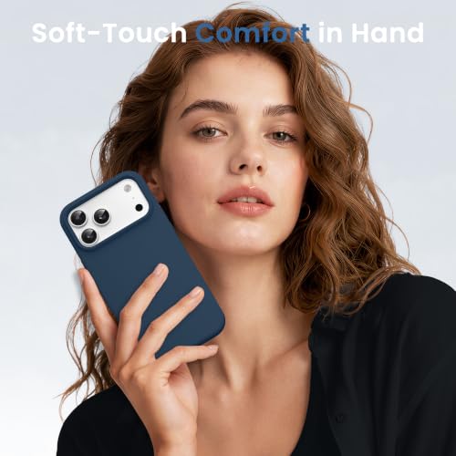 Coque magnétique pour iPhone 17 Pro résistant aux rayures avec protection d'objectif