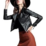 【Style sauvage】: cette veste de moto moderne est complètement à la mode. La veste est polyvalente et décontractée et elle est très appropriée pour être assortie à un jean ample ou à une robe d'été. Cette veste chic devrait apparaître dans toutes les garde-robes