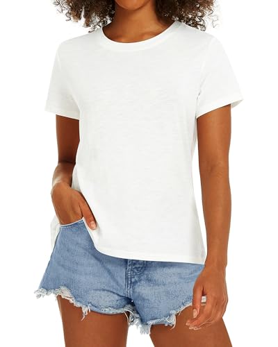 Stelle Women T Shirts Crew Neck Short Sleeve Shirts Soft Summer Classic Fit Tees