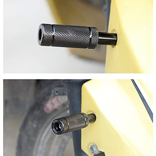 Krytavo 2 Stück Motorrad Halterung LED Nebelscheinwerfer Verlängerung Halterung Fahrrad Rücklicht Pfosten