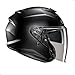 HJC i31 Solid Open Face Motorcycle Helmet, DOT Approved (Semi Flat Black, Medium)