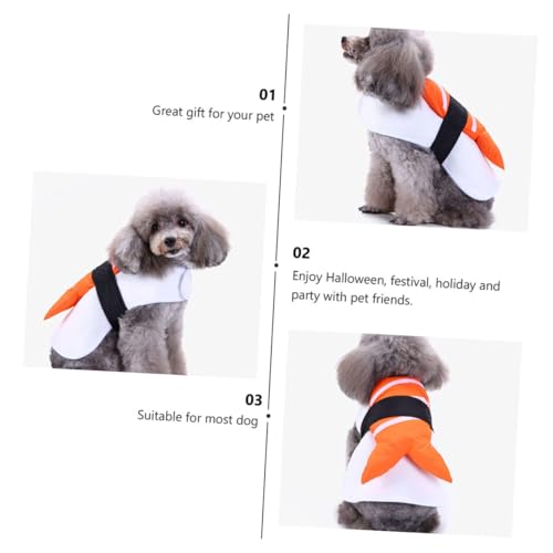 Disfraz de perro Cosplay Sushi L para Halloween miniatura 6