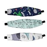 3 Stück Kopfband für Kinder, Kopfstütze für Kinder, Auto, Kopfstütze, Autositz, Baby, verstellbar, Kopfstütze, Halter, Auto, Kinder, für Reisen, Nackenschutz und Schultern