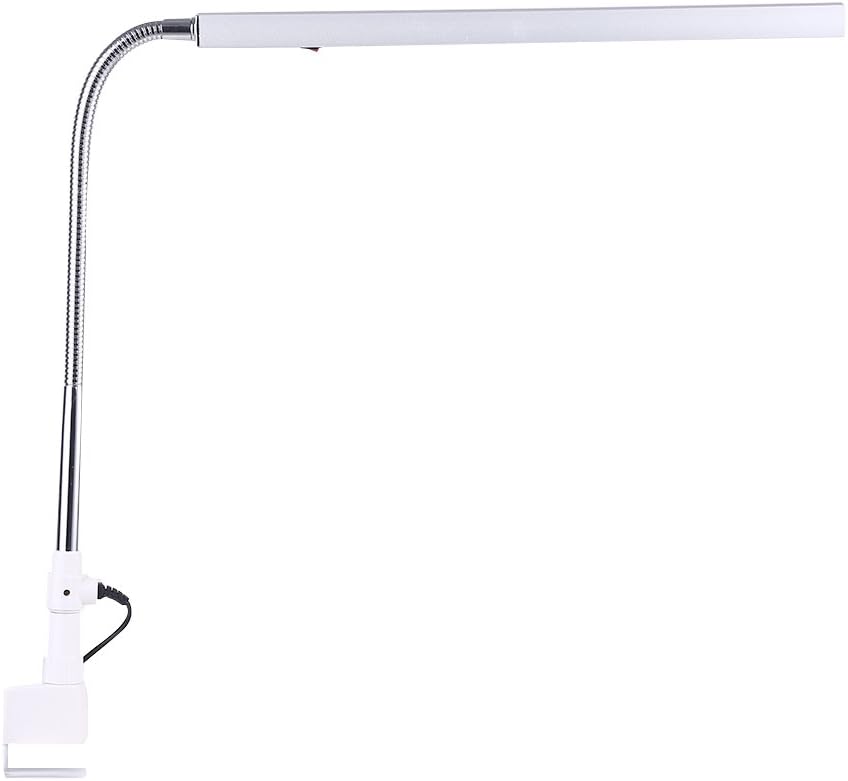 LED Desk Lamp, 36 LED 12W Ultra Slim Office Lamp with 360 Degree Rotation Arm, Naturally Light Eye CaLoop Lamp with a Clamp for Office, Home, Salon(US-A)