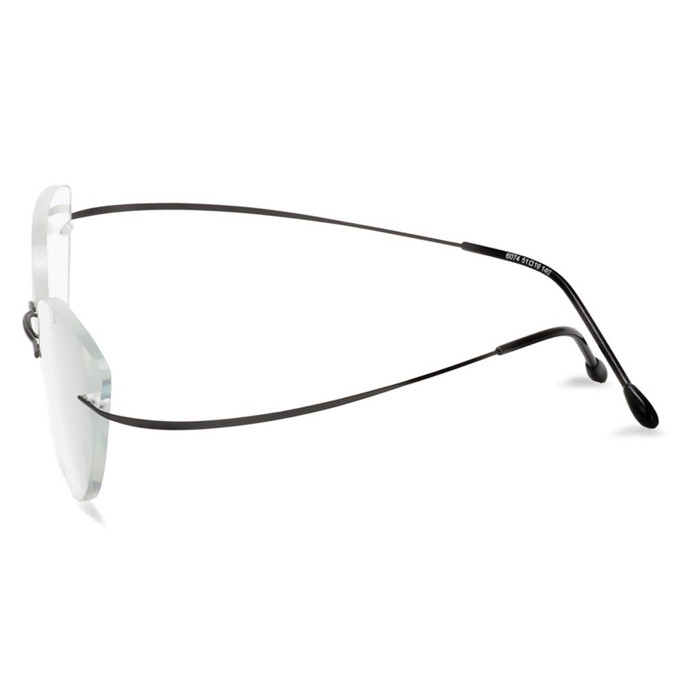 MANG Unisex Randlose Selbsttönende Lesebrille Lesehilfe Sonnenbrille Sehstärke Brille Ultraleichte Komfortabel Rahmen Blendfrei Entspiegelt