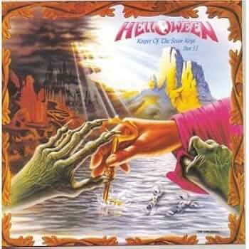 値下げ中　Helloweenハロウィン守護神伝Ⅰ、Ⅱ　オビ付きレコード2枚 値下げ中 Helloweenハロウィン守護神伝Ⅰ、Ⅱ オビ付きレコード2