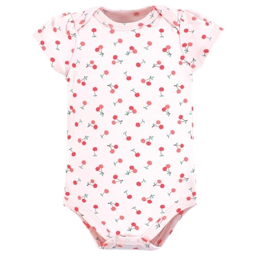 Hudson Baby Infant Girls Cotton Bodysuits 3-Pack, Life Is Sweeter Tutu, 6-9 Months