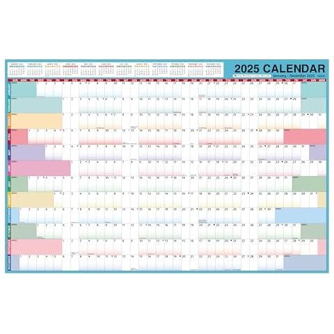BowCuk 2025 Yearly Wall Calendar Cover