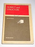 Subject and Structure B000HB4828 Book Cover