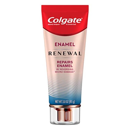 Colgate Enamel Renewal Enamel Repair Toothpaste with Whitening, Mint Whitening Toothpaste, 3 Oz