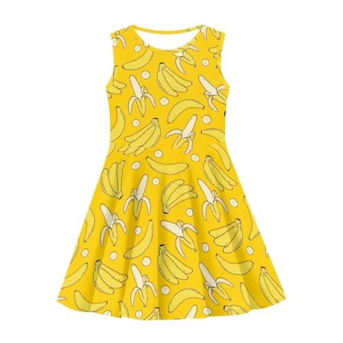 SYtrade Girl's Round Neck Sleeveless A Line Dress Summer Holiday Party Dresses