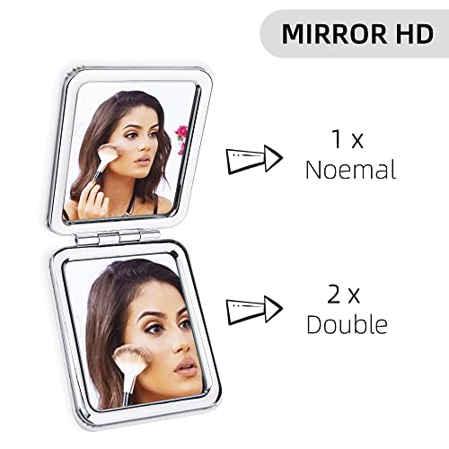 Espejo de Maquillaje Cuadrado 2.95x2.48x0.39 in miniatura 4