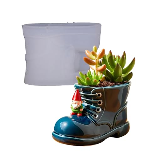 Unique Shoe Shaped Planter Silicone Mold Craft Projects Resin Jewelry Making Decorative Holiday Present Multi Purpose Cup Mold